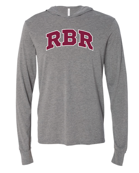 Lightweight Grey hoodie with RBR (2 LEFT - SIZE MEDIUM)