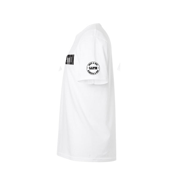 NEW white BUC NATION s/s tshirt