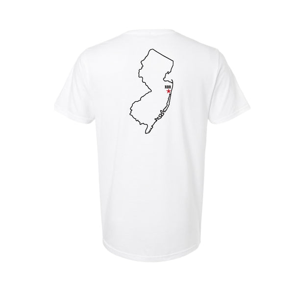 NEW white BUC NATION s/s tshirt