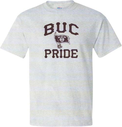 S/S Tee - White BUC PRIDE (youth)