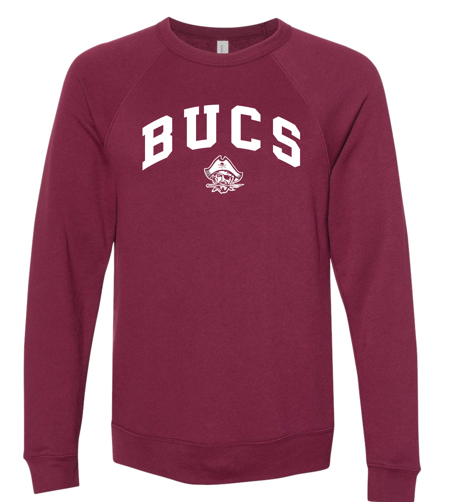 NEW Maroon Crewneck with BUCS