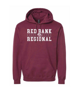 Hoodie - Maroon with Red Bank Regional