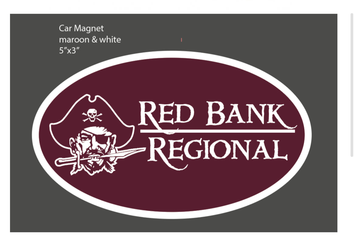 Red Bank Regional Car Magnet