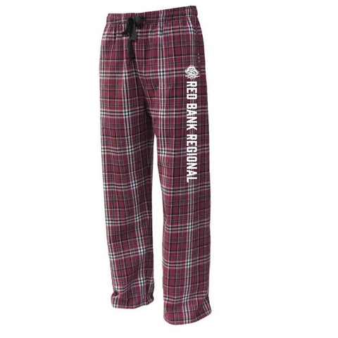 Flannel Pant - Maroon Plaid (large only)