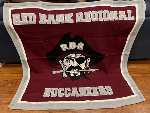 Red Bank Regional Buccaneers Knit Blanket
